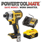 DeWalt DCF887N 18V Brushless Impact Driver (Body) KIt Set & DCB184 5.0Ah Battery