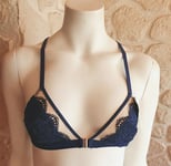 Soutien gorge brassière bleu neuf S marque Valège Eclipse étiqueté à 35€ (ctd)