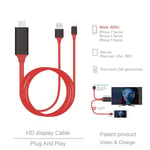 PLUG & PLAY Câble HDMI HDTV Adaptateur TV Numérique AV Câble 1080 P Pour iPad Pro Air Pour iPhone X 8 7 7 Plus 6 S 6 5S