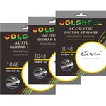 Sturdy Folk Colored Strings Not Easily Broken Folk Guitar Steel Strings