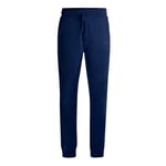 HUGO Tonal Logo Loungewear_Pant, Dark Blue, M Men