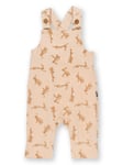 Kite Clothing Baby Unisex Hello Hare Dungarees - Brown cotton - Size 0-1M