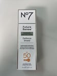 No7 Future Renew UV Defence Shield SPF 50 50ml New  (520