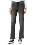 TOM TAILOR 1029400 Jean Droit Alexa en Coton Bio Femme ,10263 - Black Stone Wash Denim ,28W / 32L