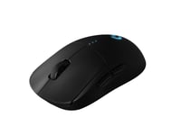 Logitech G Pro - Mus - Høyre- Og Venstrehåndet - Optisk - Trådløs - 2.4 Ghz - Usb Trådløs Mottaker