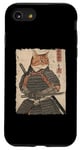 iPhone SE (2020) / 7 / 8 Samurai Cat Warrior Japanese Ukiyo-e Artwork Cat Samurai Case