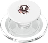 Cute Diet Ninja Shake Protéiné Squelette Ninja PopSockets PopGrip pour MagSafe