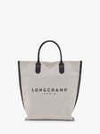 Longchamp Essential Medium Canvas Tote Bag, Ecru