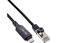 Inline® Usb 3.2 Nettverksadapterkabel, Gigabit, Usb-C Til Rj45-Plugg, 2M (33381A)