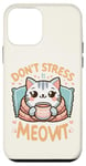 Coque pour iPhone 12 mini idee cadeau citation drôle relaxation design chat kawaii