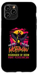 Coque pour iPhone 11 Pro Mothman Funny Cryptide Harbinger of Doom, mi-homme, mi-mois