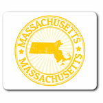 Computer Mouse Mat - Massachusetts United States America Office Gift #5022