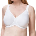 Triumph Women's Modern Soft+Cotton W01, Minimizer bra, WHITE