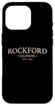 Coque pour iPhone 16 Pro Rockford IL - Simple Rockford IL