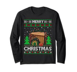 Ugly Xmas Sweater Style Musical Marimba Christmas Long Sleeve T-Shirt