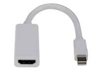 Velleman MDPHDMI Mini Male/Female Display Port to HDMI Adapter, Multi-Colour, 17 cm