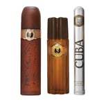 Cuba Gold Gift Set: EdT 100ml+ASS 100ml+Deo 200ml