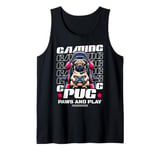 Gaming Pug Video Game Dog Graphic For Men Boys Women Kids Tank Top