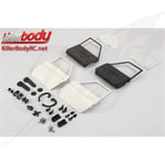 [FR] KillerBody Body Parts - 1/10 Crawler - Scale - Mov. Door Set ABS & Lexan fo