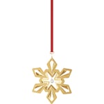 Georg Jensen Christmas Collection 2024 Snöflinga julprydnad, 18K guldplätering