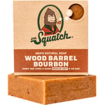 Dr Squatch Wood Barrel Bourbon Soap – Natural Manly Soap Bar - 5oz Bar