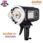 UK Stock! Godox AD600BM 600W 1/8000s 2.4G Wireless Portable Outdoor Studio Flash