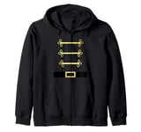 Toy Soldier Nutcracker costume uniform Zip Hoodie