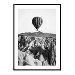 Poster Gallerix Hot Air Balloon B&W