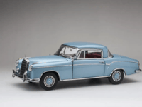 SunStar 3592 Mercedes Benz 220SE Coupe Light Blue Metallic 1958 1:18 Model New