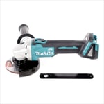 Dga 506 rfj Meuleuse d'angle sans fil 18 v, 125 mm, sans balai + 2x Batteries 3,0 Ah + Chargeur + Makpac - Makita