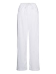 Gina Tricot Linen Blend Trousers Vit