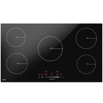 Baridi 90cm Built-In Induction Hob With 5 Zones 9300W Boost Function 9 Power