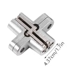 180 Degree Zinc Alloy Invisible Folding Door Cross Hinges (43.7mm)