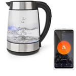 Digital Kettle Electric LED Smart Temp Control & Display Cordless Fast Boil 1.7L