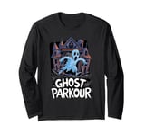 Ghost Parkour Haunted House Spectacle Long Sleeve T-Shirt