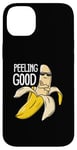 Coque pour iPhone 14 Plus Jeu de mots amusant à la banane Peeling Good