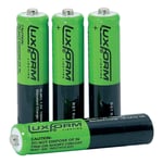 LUXFORM Solcellebatteri Luxform Nimh Oppladbare Aaa 4-Pakk