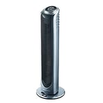 Bionaire - BT19 - colonne ventilateur - modèle à oscillation avec télécommande et minuterie - hauteur 74 cm - argent/noir