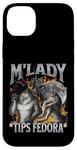 Coque pour iPhone 14 Plus M'Lady Tips Fedora Funny Cringe Werewolf Meme Bootleg