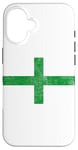 Coque pour iPhone 16 Drapeau Croix de l'Ordre de Saint Laurier