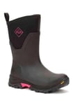 Muckboot Arbeidsstøvel Arctic Grip Dame, Str. 38, Sort/Rosa, Par - 27321338