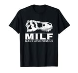 Man I love Fossils Trex Skull T-Shirt