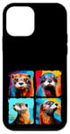 iPhone 12 mini Otter Pop Art Colorful Drawing Painting Case