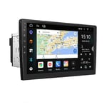 Eonon Android 13 10.1" IPS Display Double Din 2+32GB CarPlay Android Auto GPS Sat Nav Wireless CarPlay Android Auto MirrorLink Bluetooth DSP USB SWC Support OBDII DAB+ Backup Camera Headunit UA13-Plus