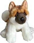 Dubi Maskot Akita Hund Sittande Plysch 28Cm Mjuk Teddybjörn Kramar