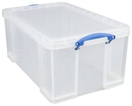 Really Useful Box 64L Plastic Storage - Clear