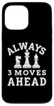 iPhone 13 Pro Max Always 3 Moves ahead Chess Player King Queen Case