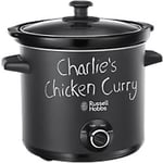 Russell Hobbs Chalk Board Slow Cooker 3.5 L Black