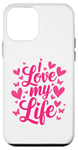 iPhone 12 mini I Love My Life. Passion Heart Butterfly Lovely Design Case