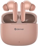 Denver TWE-48 True Wireless Earbuds - Rose guld